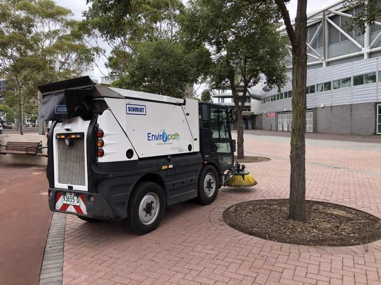 Sweeping Sydney Olympic Park